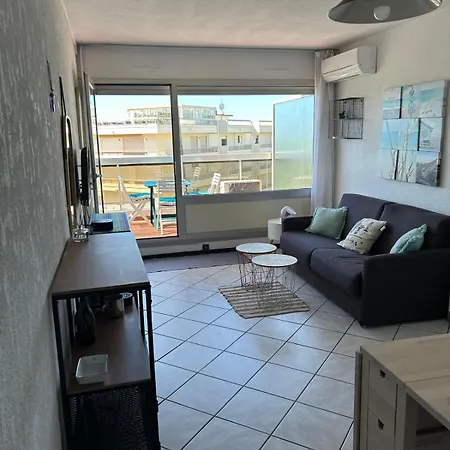 Апартаменты Ideal En Famille, 2 Pieces, Wifi, Piscine, 5 Min A Pieds Des Plages De Juan Les Pins Антиб